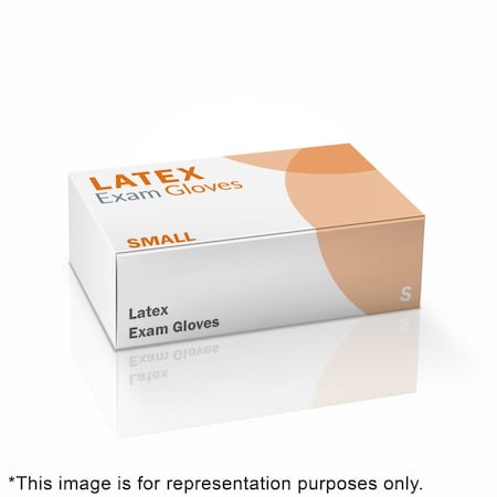 Powder-Free Latex Gloves, Small, 100 Per Box